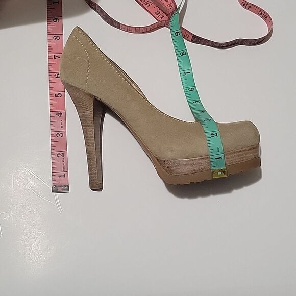 Fendi Suede Nubuck Stilleto Platform Pumps SZ 40 - Picture 13 of 14